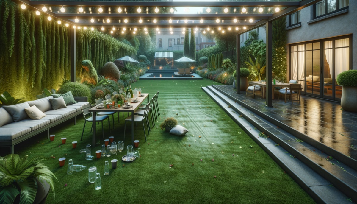 How to Clean Artificial Turf After a Party or Event
