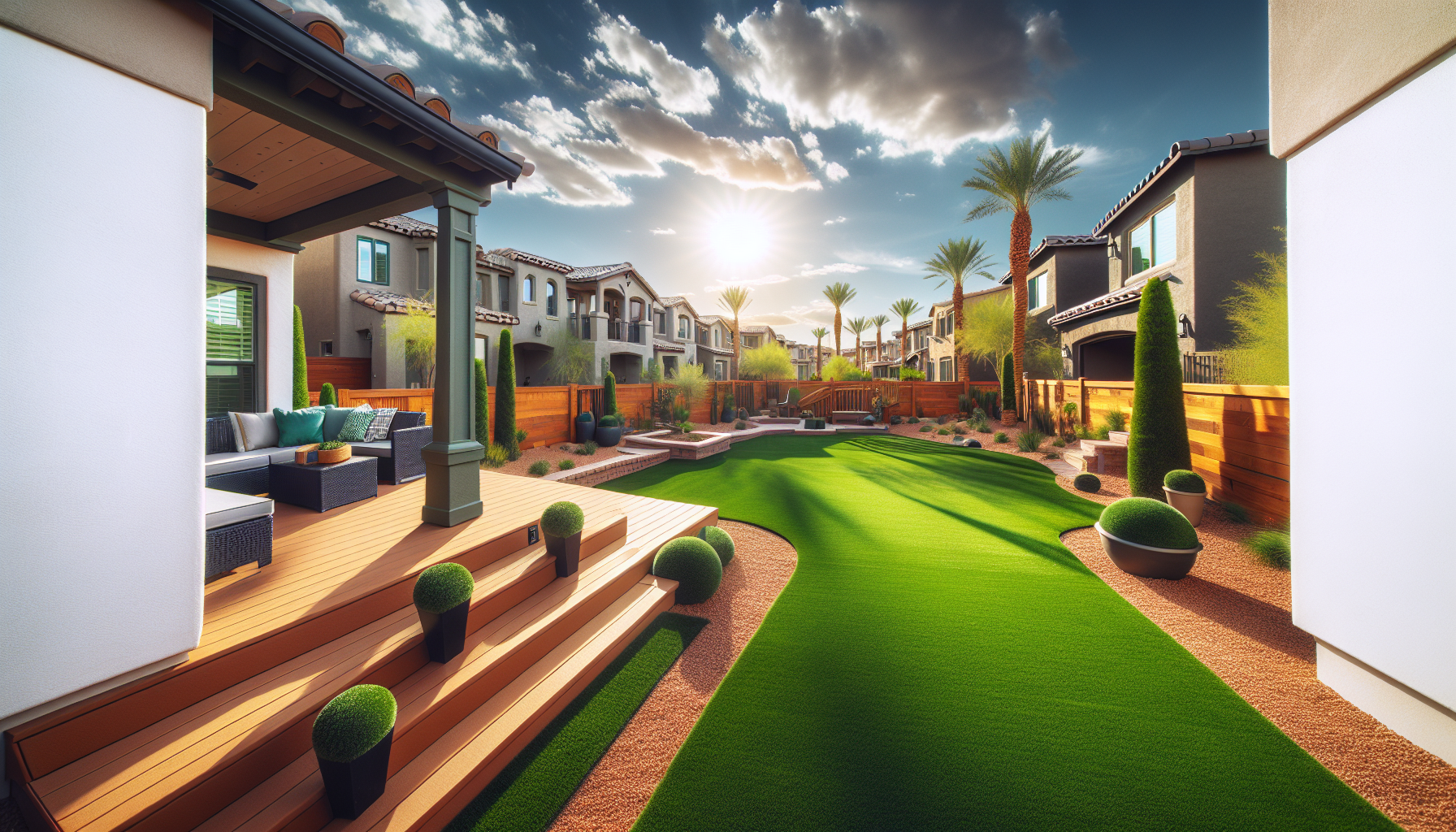 Artificial turf cleaning in Gilbert, AZ